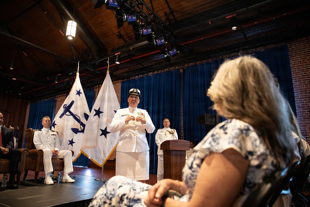 Vice Adm. Douglas L. Williams Relieves Vice Adm. Johnny Wolfe Jr. at Portfolio Acquisition Executive Strategic Systems Programs Change of Command Ceremony