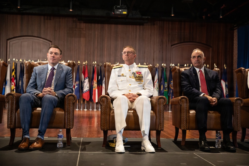 Vice Adm. Douglas L. Williams Relieves Vice Adm. Johnny Wolfe Jr. at Portfolio Acquisition Executive Strategic Systems Programs Change of Command Ceremony