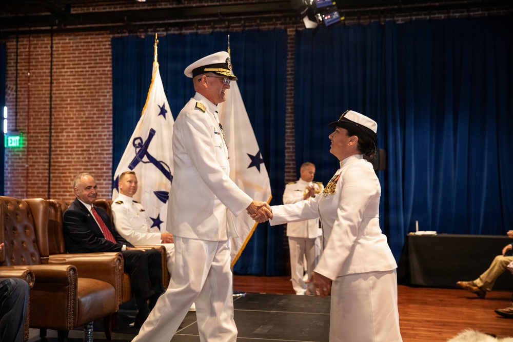Vice Adm. Douglas L. Williams Relieves Vice Adm. Johnny Wolfe Jr. at Portfolio Acquisition Executive Strategic Systems Programs Change of Command Ceremony