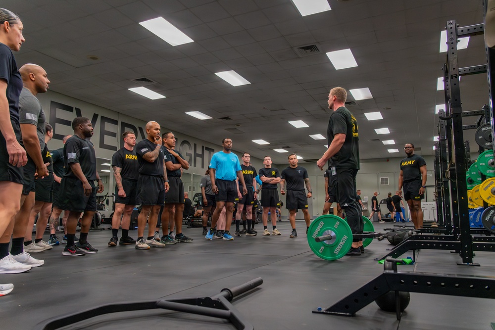 Sergeant Audie Murphy Club Trains with H2F at Greywolf Fitness Center