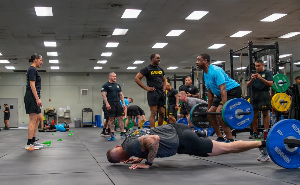 Sergeant Audie Murphy Club Trains with H2F at Greywolf Fitness Center