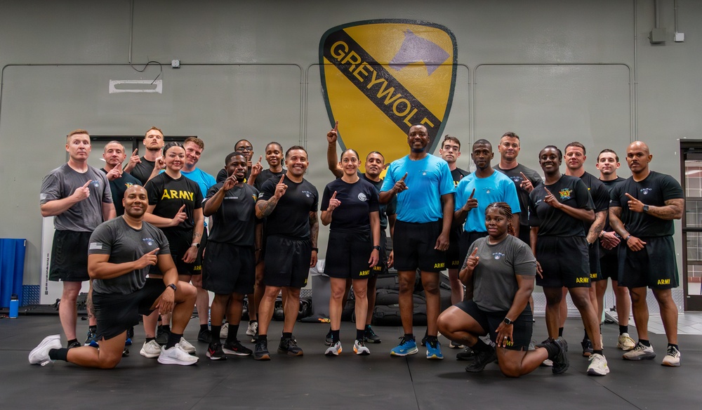 Sergeant Audie Murphy Club Trains with H2F at Greywolf Fitness Center