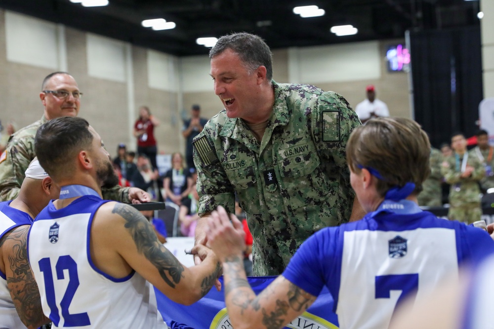 Warrior Games 2026 Wheelchair Basketball Medal Ceremony