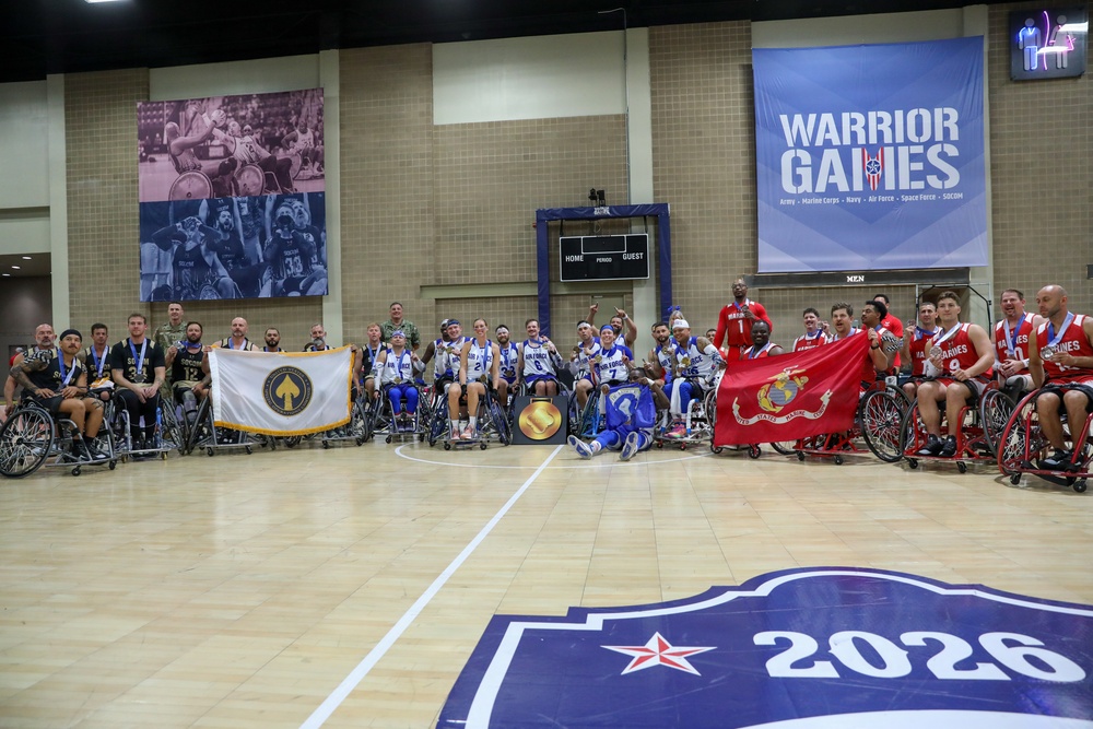 Warrior Games 2026 Wheelchair Basketball Medal Ceremony