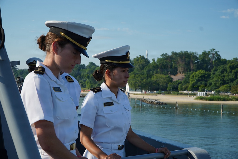 U.S. Naval Academy midshipmen celebrate maritime heritage during Sail Yorktown Festival