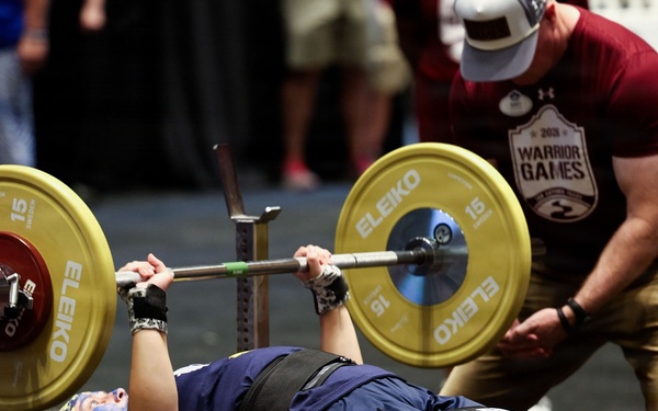 Powerlifting at 2026 Warrior Games