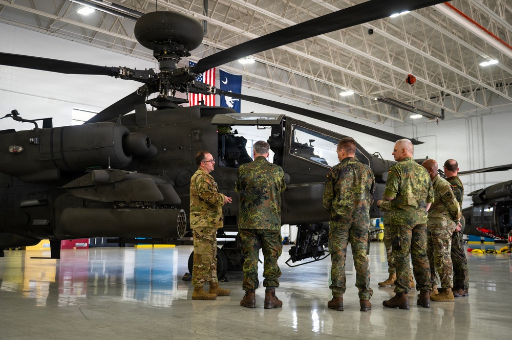 German Military Delegation visits McEntire Joint National Guard Base