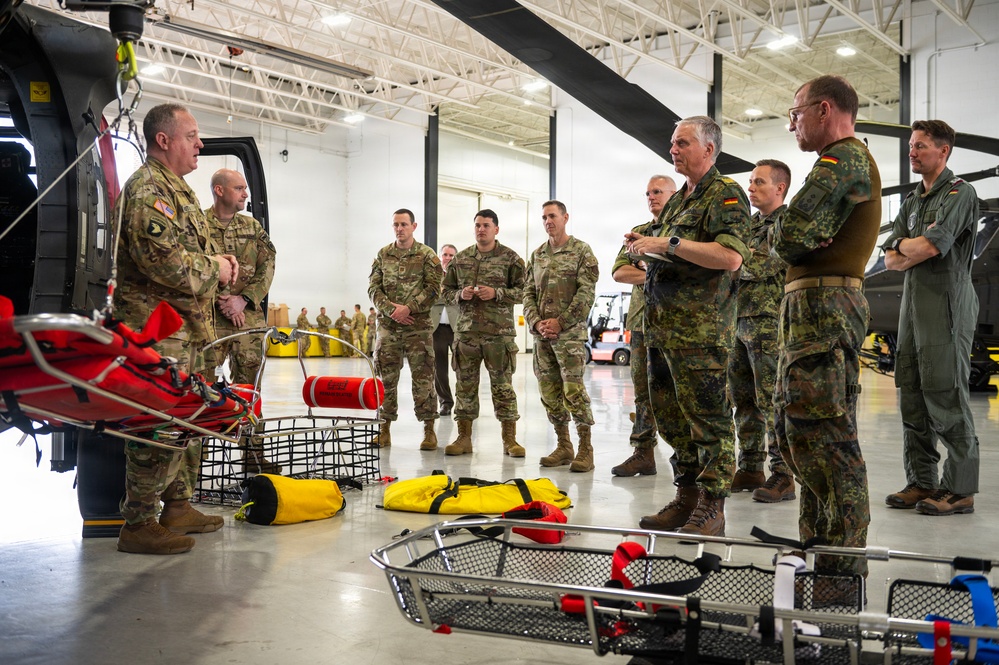 German Military Delegation visits McEntire Joint National Guard Base