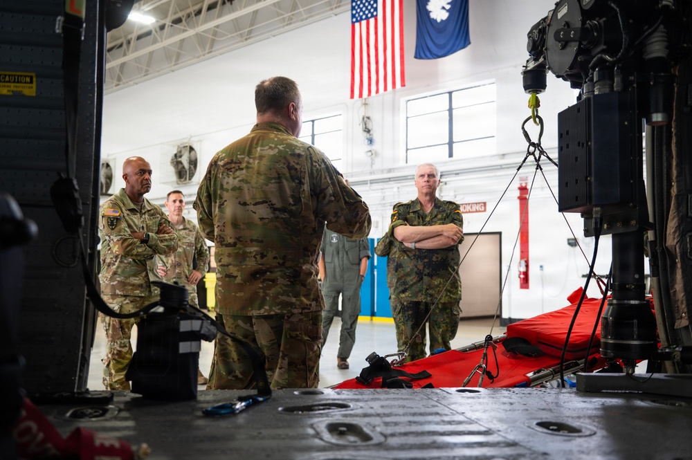 German Military Delegation visits McEntire Joint National Guard Base