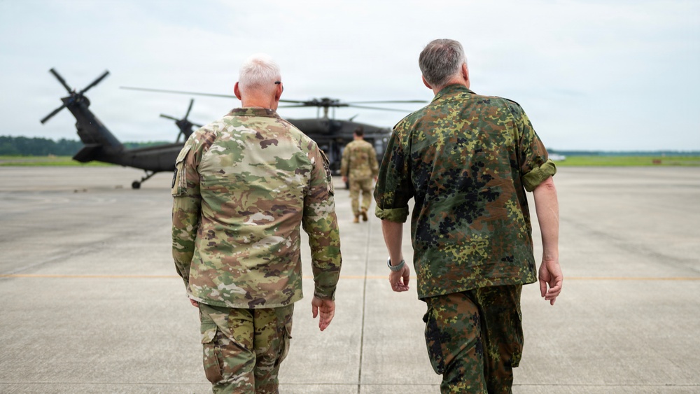German Military Delegation visits McEntire Joint National Guard Base