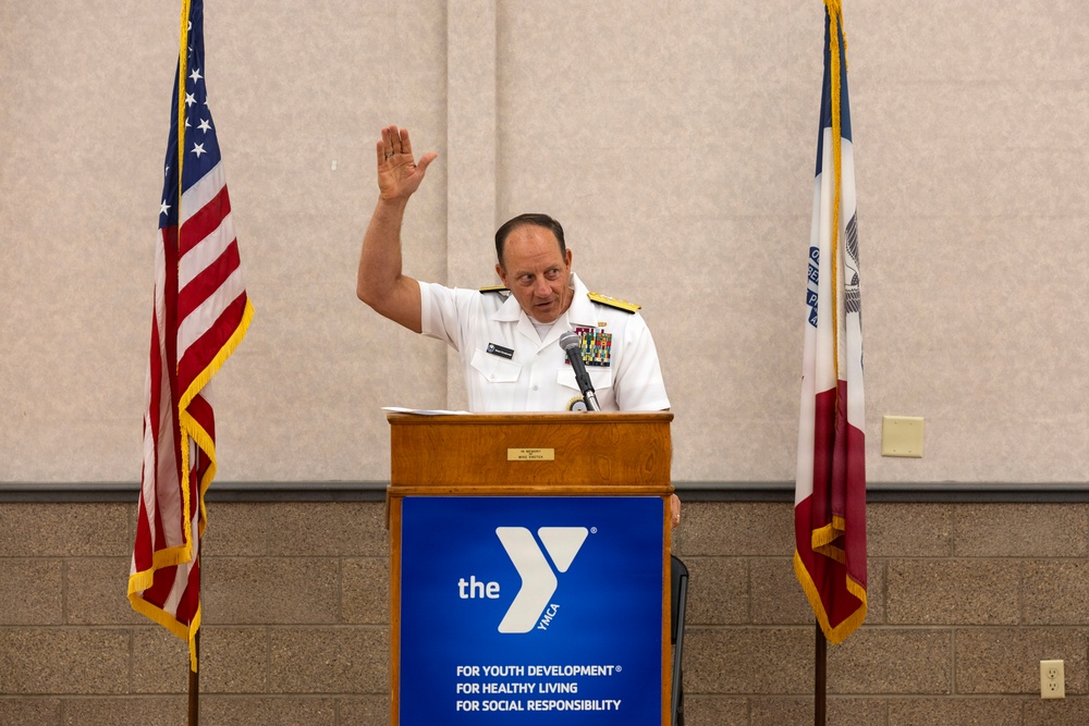 Sailors Visit YMCA Healthy Living Center During Omaha Navy Week