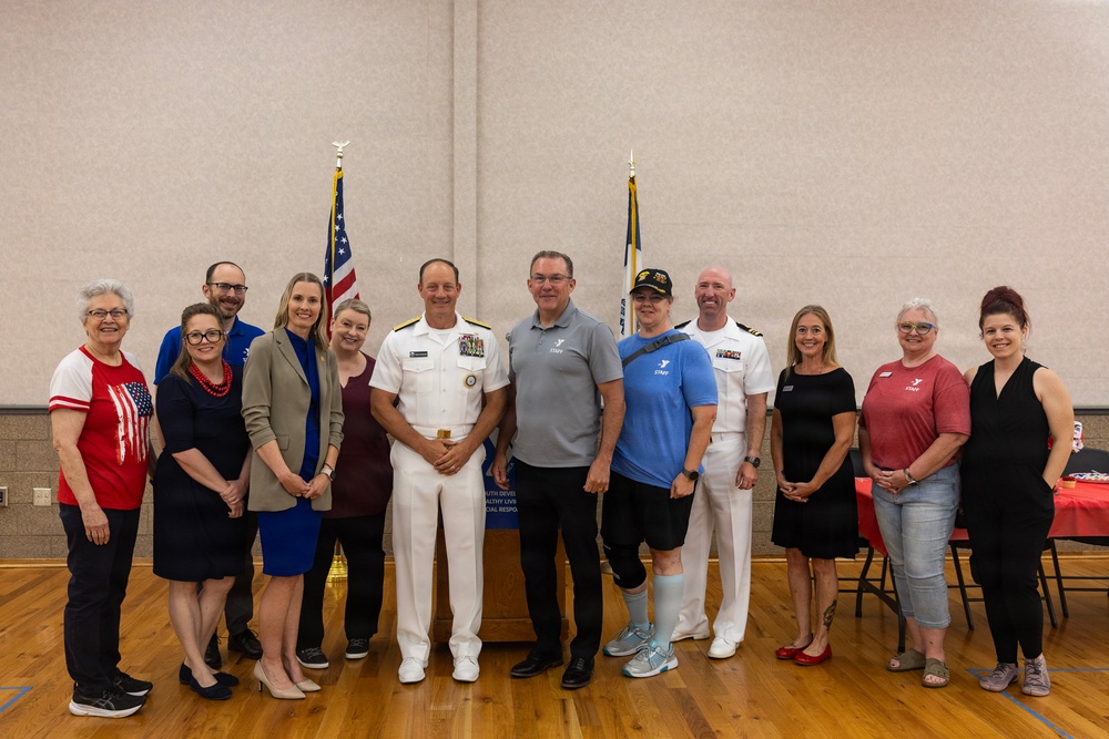 Sailors Visit YMCA Healthy Living Center During Omaha Navy Week