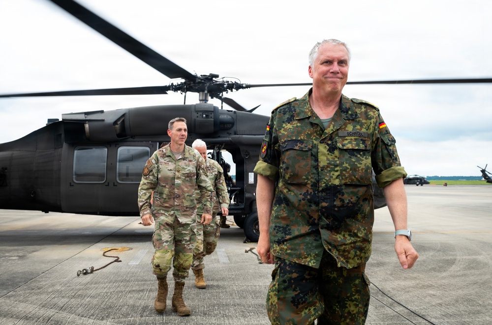 German Military Delegation visits McEntire Joint National Guard Base