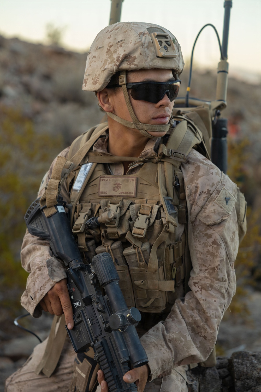 1st Battalion, 24th Marines Conduct Platoon Attack at Range 400