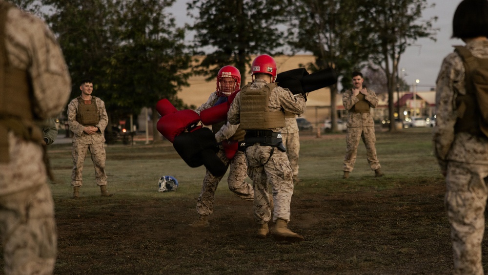 CLR-17 Marines, Sailors compete in pugil stick bouts