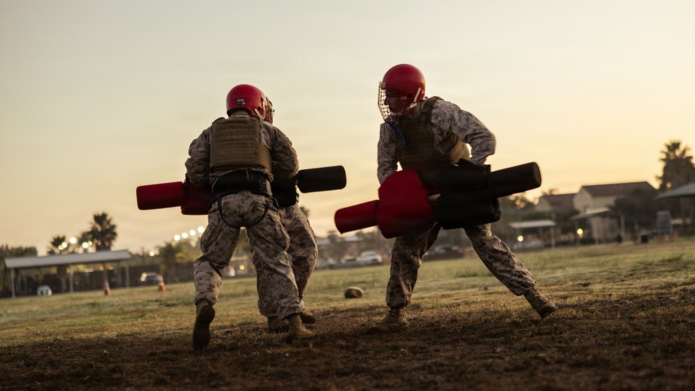 CLR-17 Marines, Sailors compete in pugil stick bouts