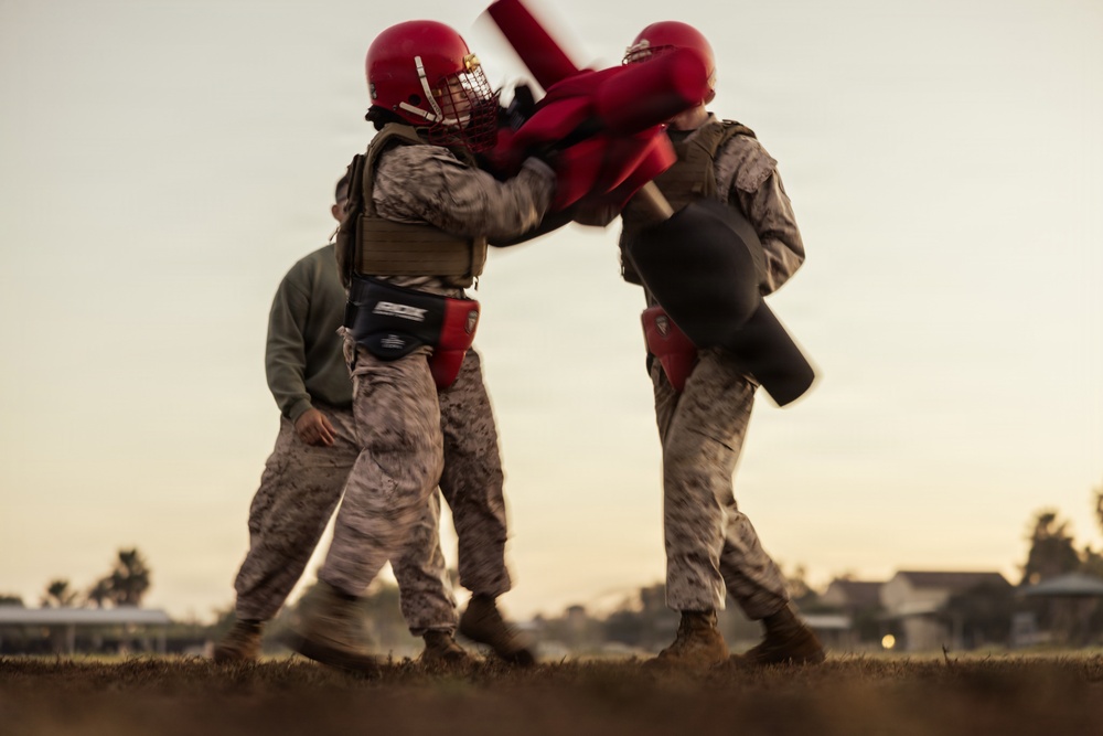 CLR-17 Marines, Sailors compete in pugil stick bouts