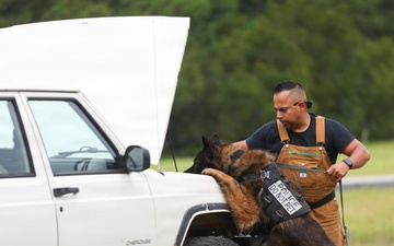 MCAS Beaufort PMO K-9 Explosive Detection and Bite Test