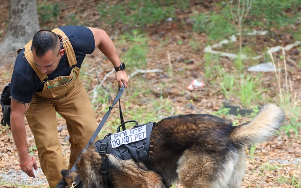 MCAS Beaufort PMO K-9 Explosive Detection and Bite Test