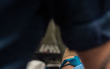 Ronald Reagan Sailors Conduct Blood Drive