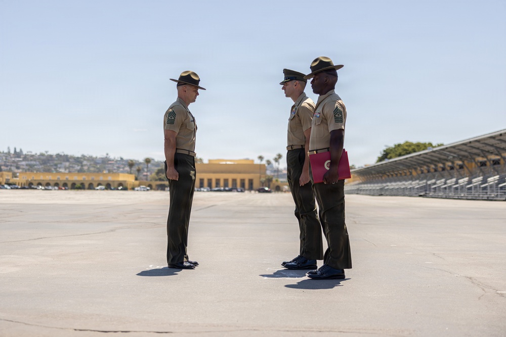 Sgt. Maj. Kholodov Retirement Ceremony