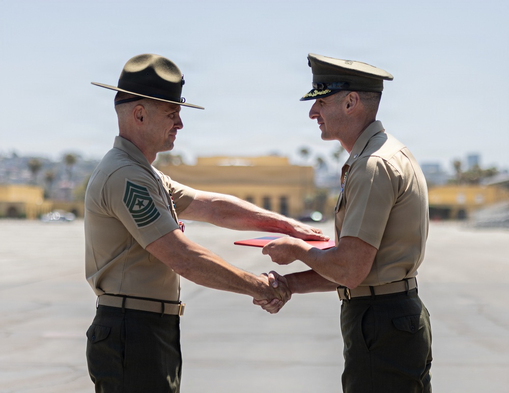 Sgt. Maj. Kholodov Retirement Ceremony