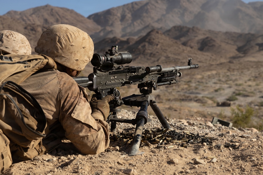 1st Battalion, 24th Marines Conduct Platoon Attack at Range 400