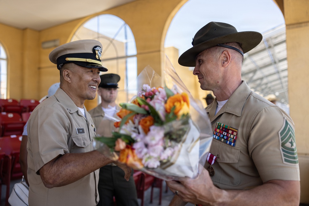 Sgt. Maj. Kholodov Retirement Ceremony