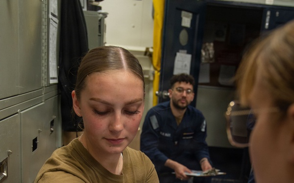 Ronald Reagan Sailors Conduct Blood Drive