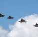 Virginia Air National Guard F-22 Raptors Train Alongside Finnish F-35s at Ebbing ANGB