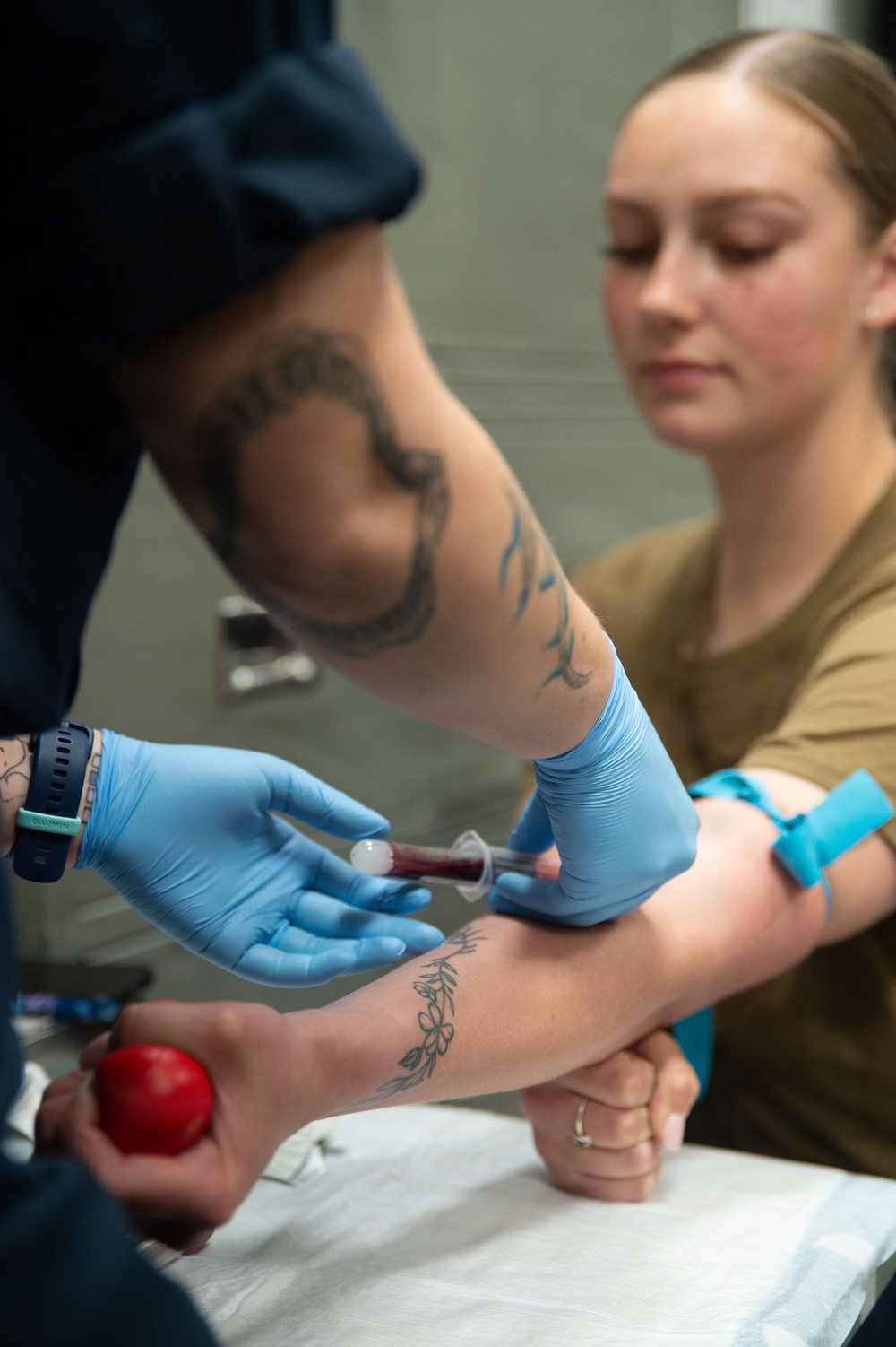 Ronald Reagan Sailors Conduct Blood Drive