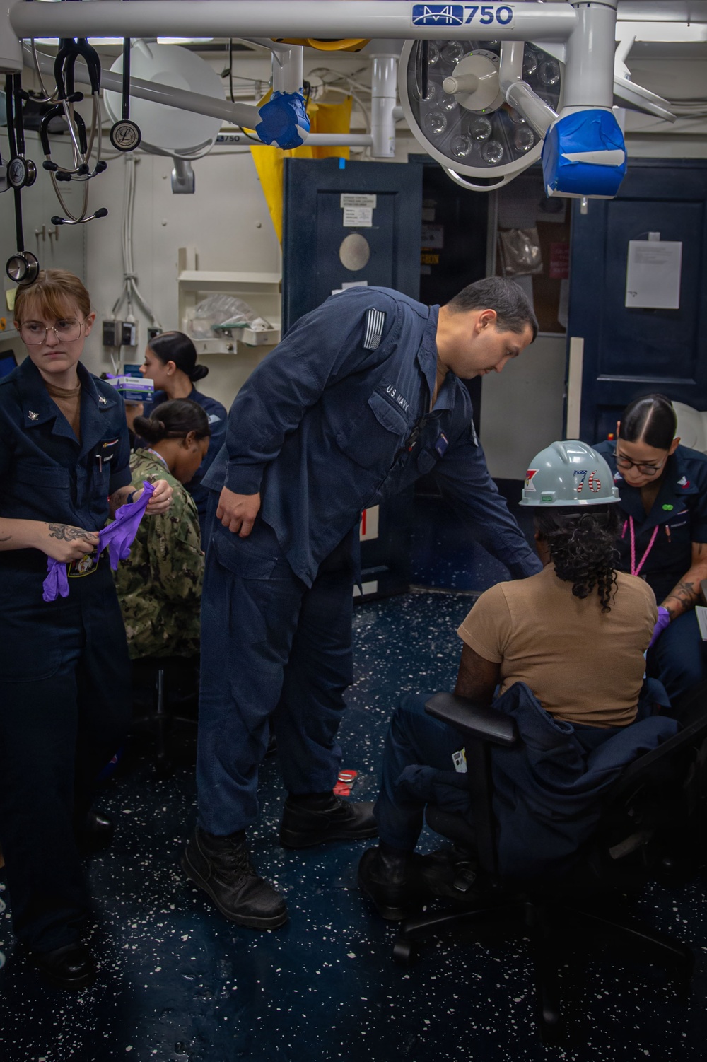 Ronald Reagan Sailors Conduct Blood Drive