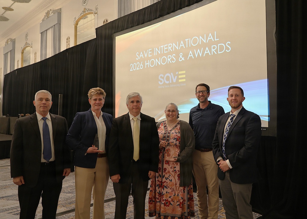 SAVE International 2026 Honors &amp; Awards Ceremony USACE Recipients Pose for Group Photo