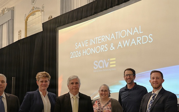 SAVE International 2026 Honors &amp; Awards Ceremony USACE Recipients Pose for Group Photo
