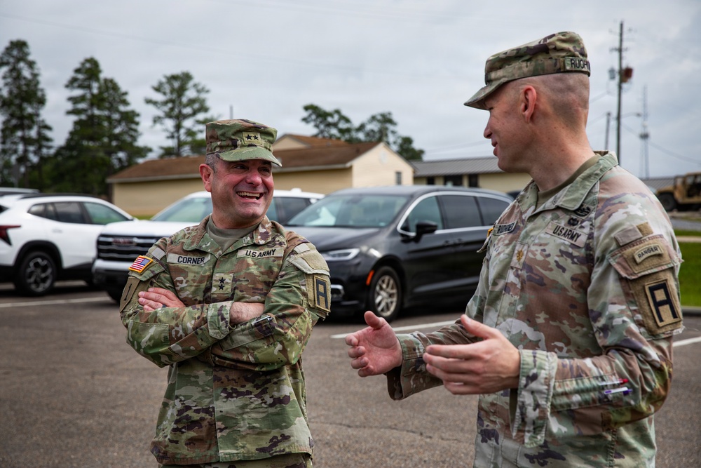 Major General Corner visits Operation Sentinel Justice