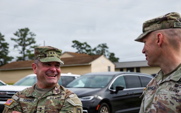 Major General Corner visits Operation Sentinel Justice