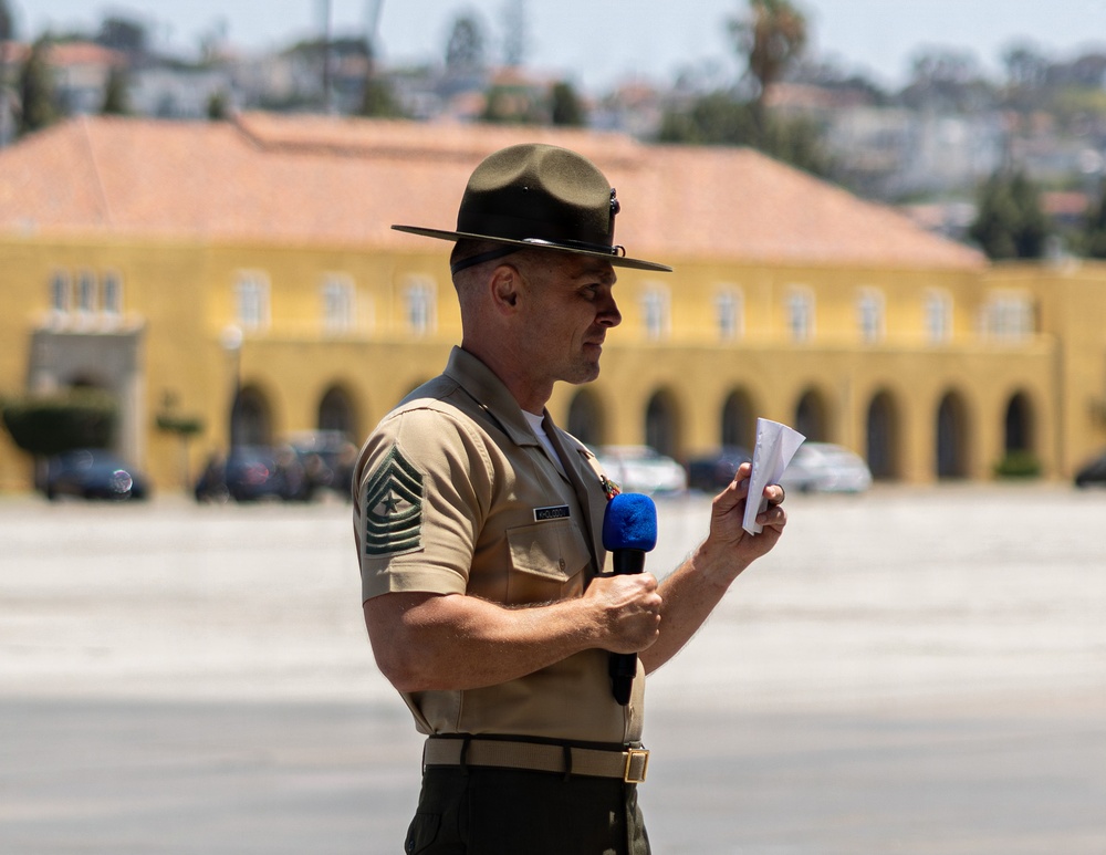 Sgt. Maj. Kholodov Retirement Ceremony