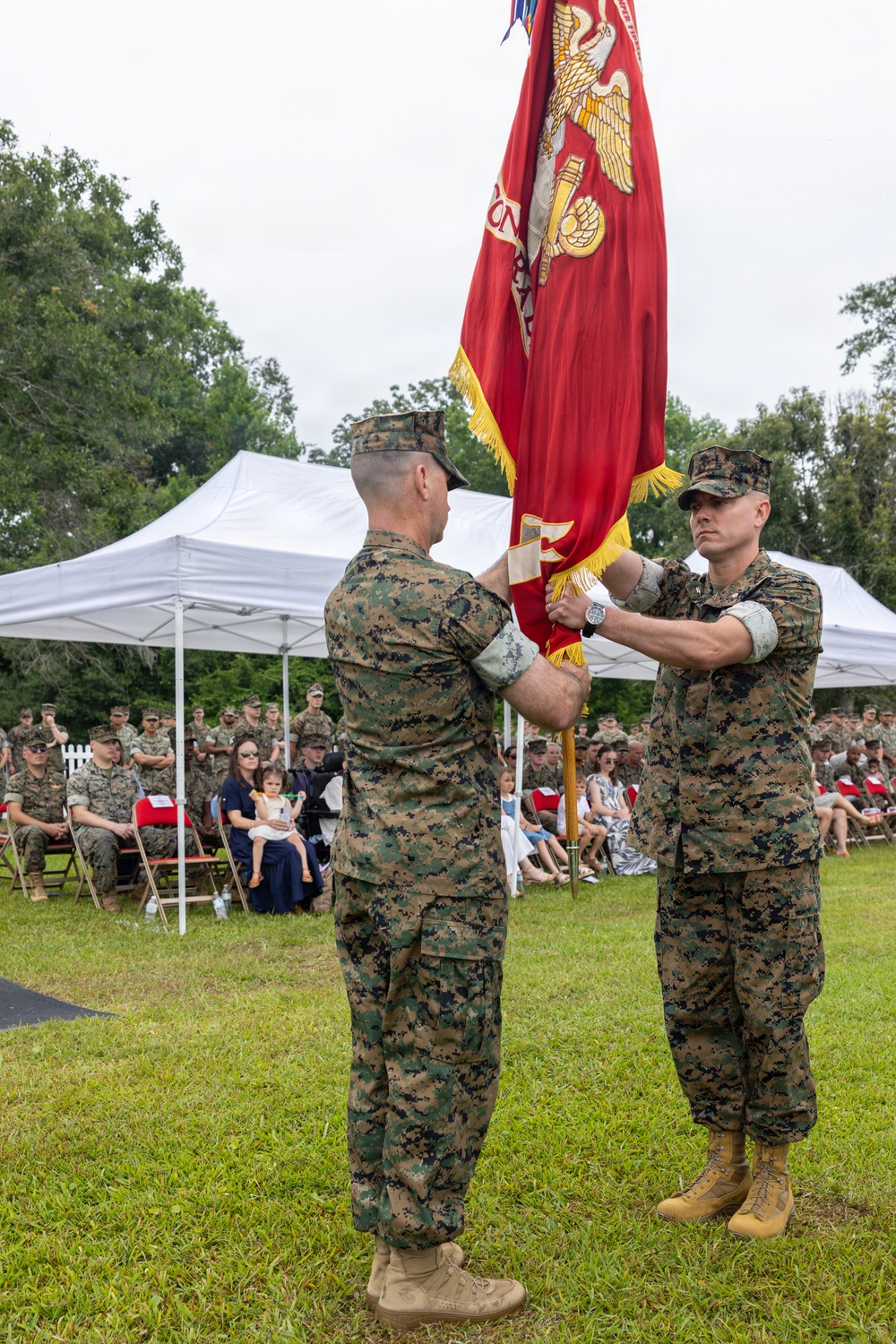 2nd Radio Battalion, welcomes new commanding officer Lt. Col. Brian McCarthy