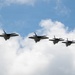 Virginia Air National Guard F-22 Raptors Train Alongside Finnish F-35s at Ebbing ANGB