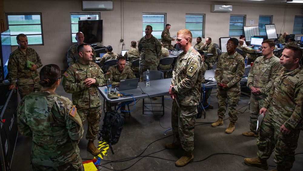 Major General Corner visits Operation Sentinel Justice