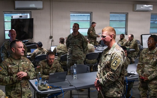 Major General Corner visits Operation Sentinel Justice