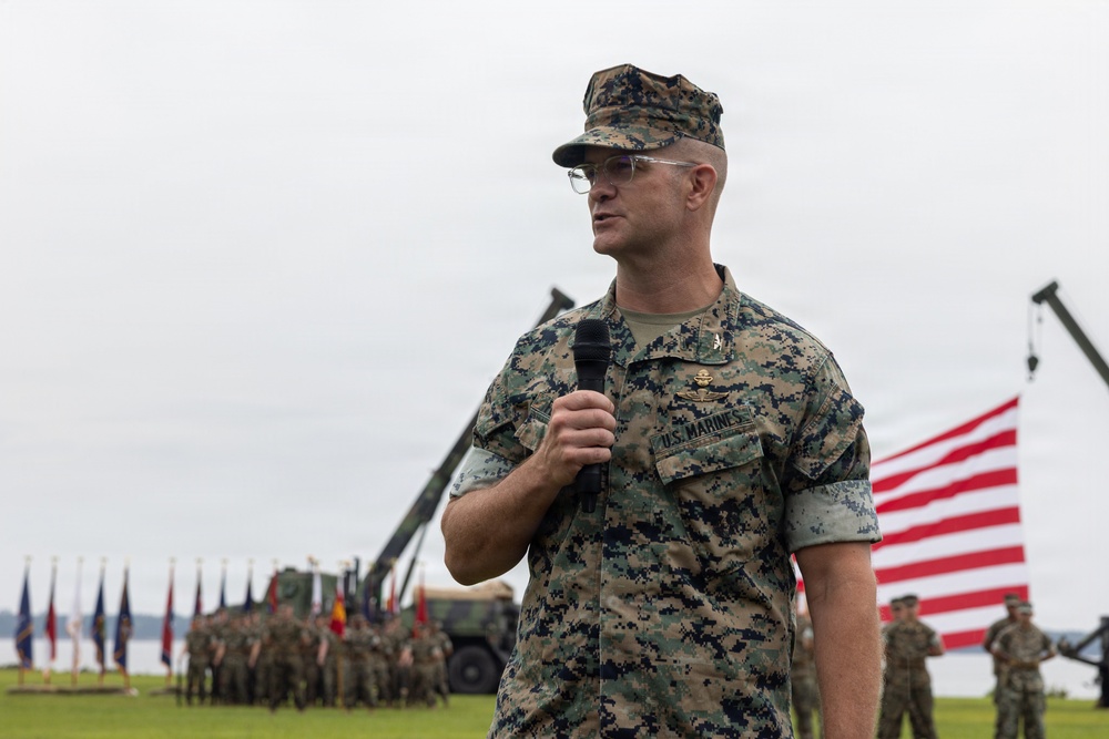2nd Radio Battalion, welcomes new commanding officer Lt. Col. Brian McCarthy