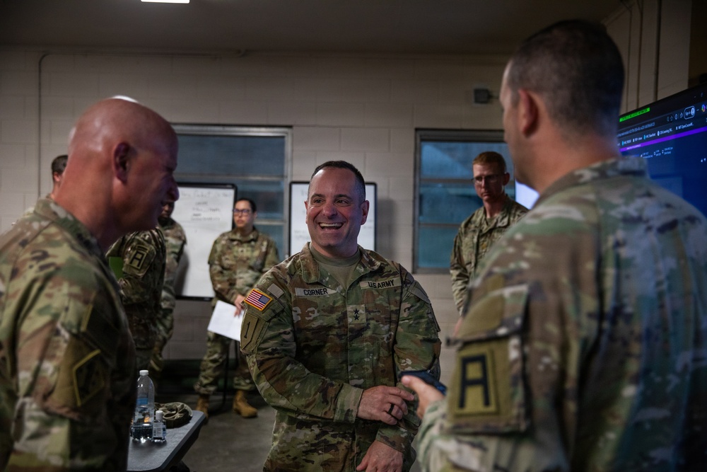 Major General Corner visits Operation Sentinel Justice