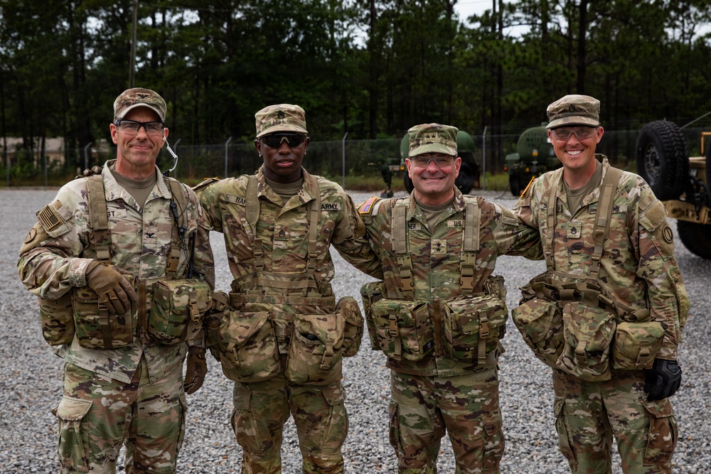 Major General Corner visits Operation Sentinel Justice
