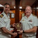 Rear Adm. David Mazur, vice commander, U.S. 2nd Fleet visits foreign ships arriving to Naval Station Norfolk