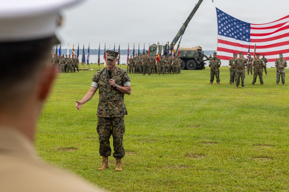 2nd Radio Battalion, welcomes new commanding officer Lt. Col. Brian McCarthy