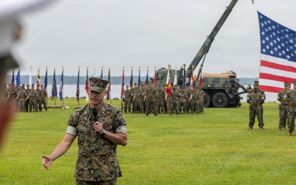2nd Radio Battalion, welcomes new commanding officer Lt. Col. Brian McCarthy