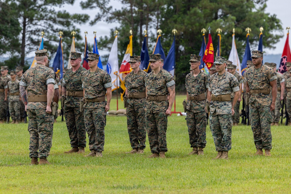 2nd Radio Battalion, welcomes new commanding officer Lt. Col. Brian McCarthy