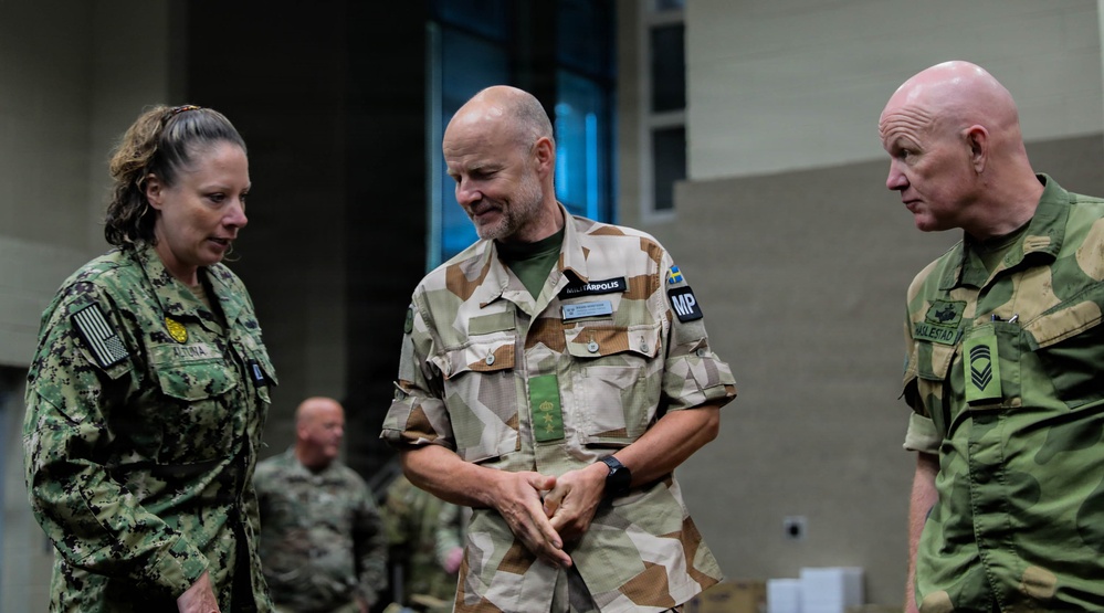 U.S. Army Senior Leaders and Service Members from Partner Nations