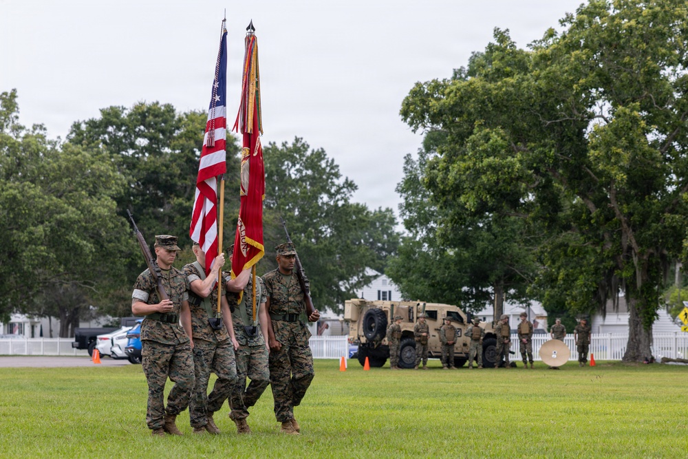 2nd Radio Battalion, welcomes new commanding officer Lt. Col. Brian McCarthy